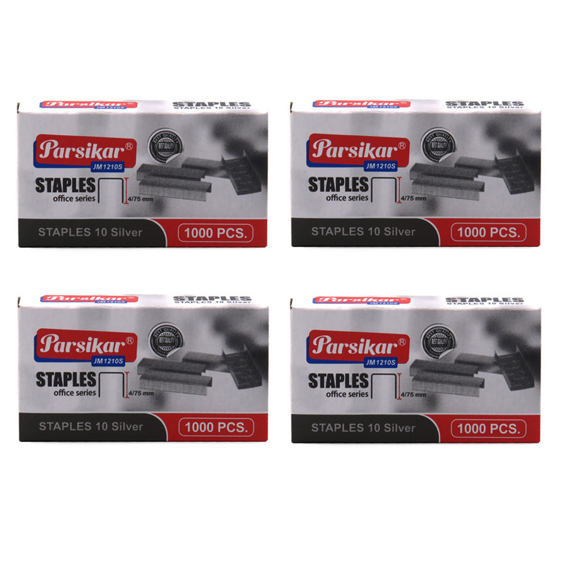 سوزن منگنه پارسیکار کد Jm1210s سایز 10 بسته 4000 عددی