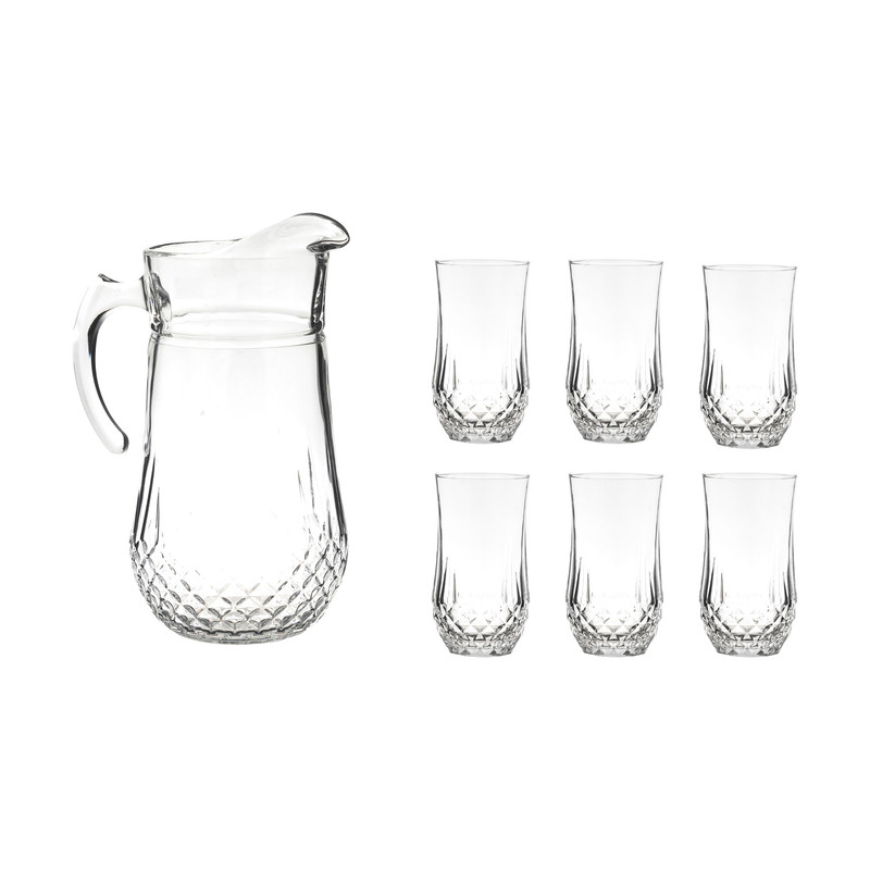 ست پارچ و لیوان 7 پارچه نوری تازه سری اپرا مدل 242102W