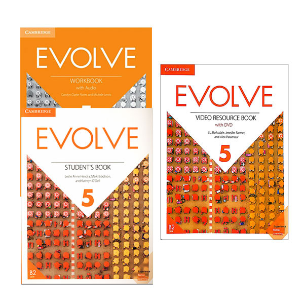 خرید و قیمت کتاب Evolve 5 و Video Resource Book Evolve 5 اثر Leslie Anne Hendra و Mark Ibboston و Kathryn O'Dell انتشارات دانشگاه کمبریج 3 جلدی