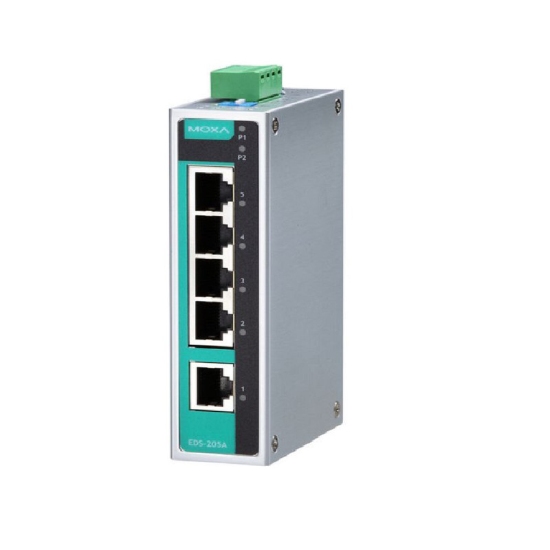 خرید و قیمت سوئیچ صنعتی 5 پورت موگزا مدل EDS-205A