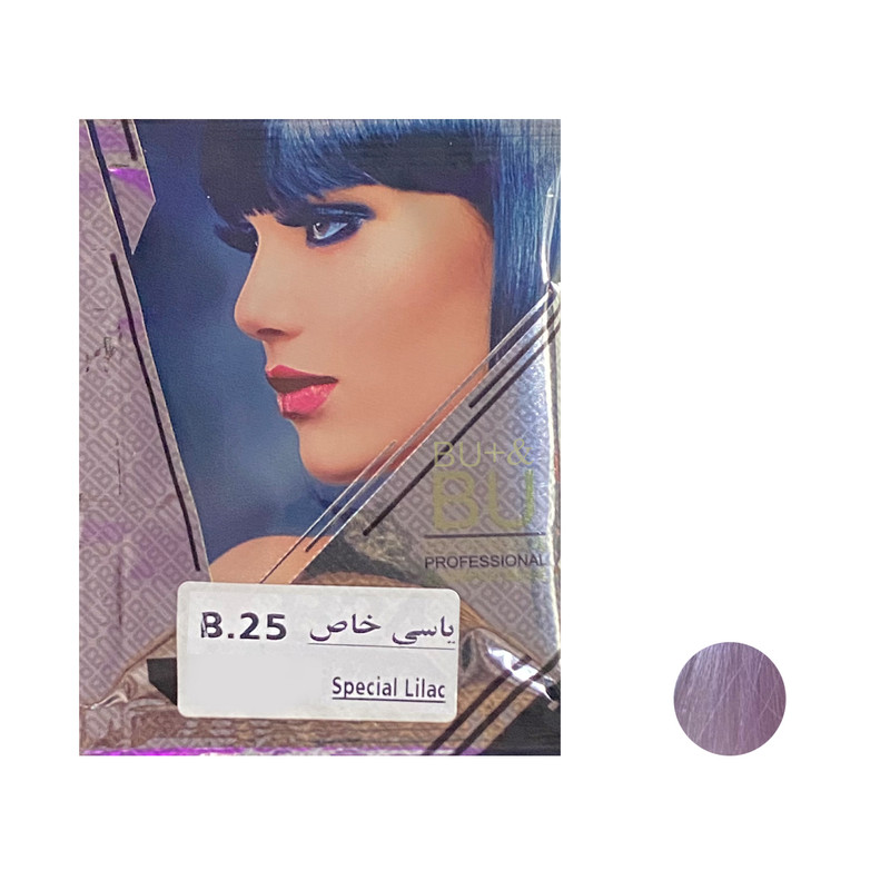 خرید و قیمت شامپو رنگ مو بیو & بیو پلاس شماره B.25 حجم 30 میلی لیتر رنگ یاسی خاص