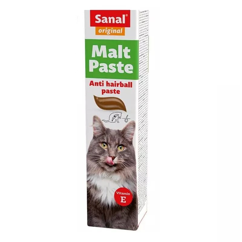 خمیر مالت گربه سانال مدل آنتی هربال وزن 100 گرم