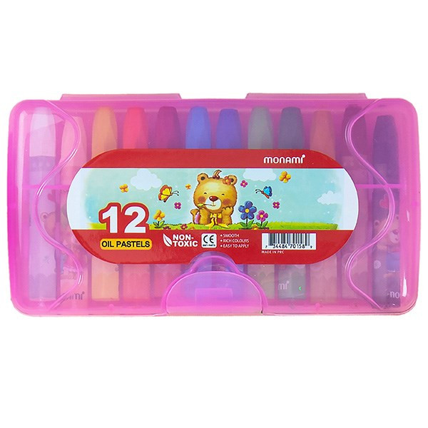 پاستل روغنی 12 رنگ مونامی