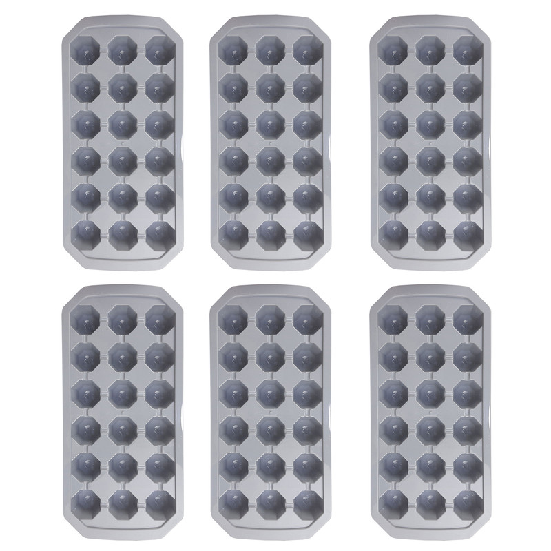 قالب یخ لاولی پلاست مدل 18 خانه کد DY-1107S مجموعه 6 عددی