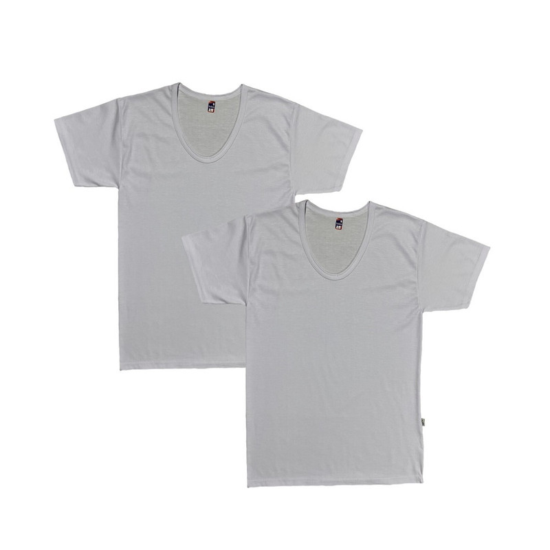 زیرپوش آستین دار مردانه مدل دورو اعلا_WH بسته 2 عددی