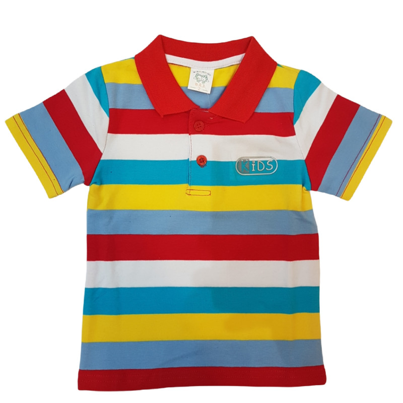 خرید و قیمت پولوشرت آستین کوتاه پسرانه کیدس مدل ASH14