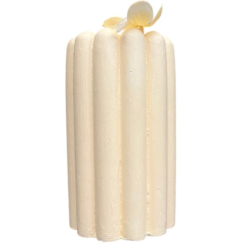 شمع طرح گل استوانه کد A08