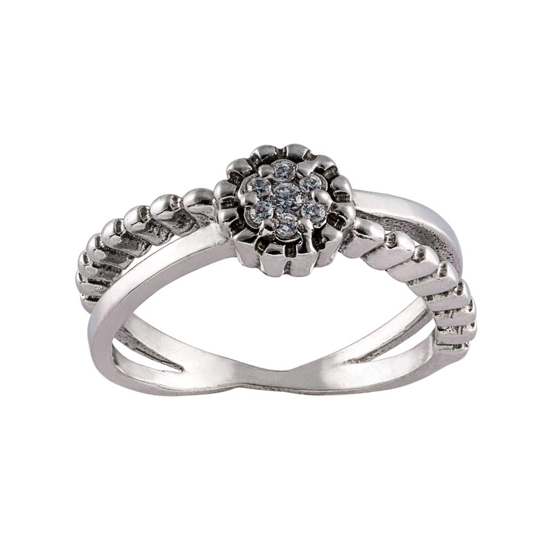 حلقه طلا 18 عیار زنانه جواهری سون مدل 2245