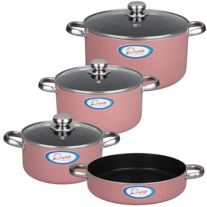 خرید و قیمت سرویس پخت و پز 7 پارچه ظرفیران مدل zr101214t12