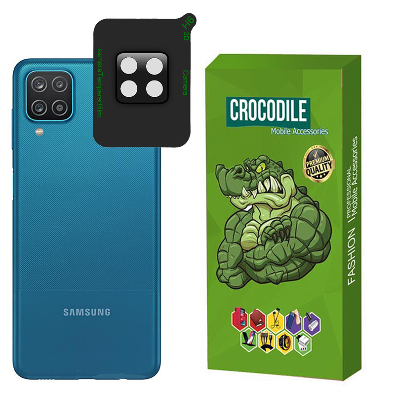 محافظ لنز دوربین کروکودیل مدل C-3D مناسب برای گوشی موبایل سامسونگ Galaxy A12