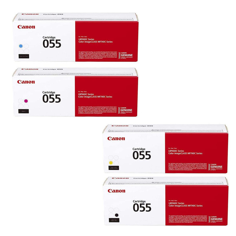 خرید و قیمت کارتریج کانن مدل 055 مجموعه 4 عددی
