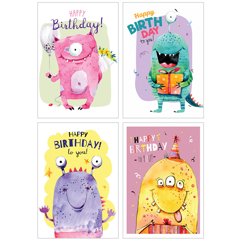 کارت پستال مدل سه بعدی کد CPB1 مجموعه چهار عددی