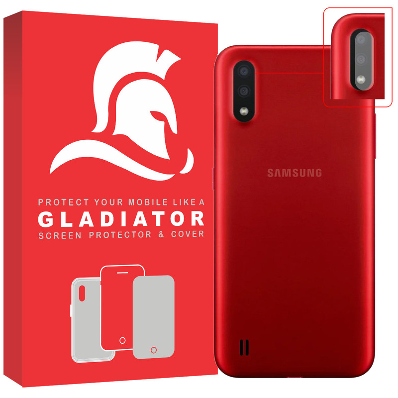 محافظ لنز دوربین گلادیاتور مدل GCS1000 مناسب برای گوشی موبایل سامسونگ Galaxy A01