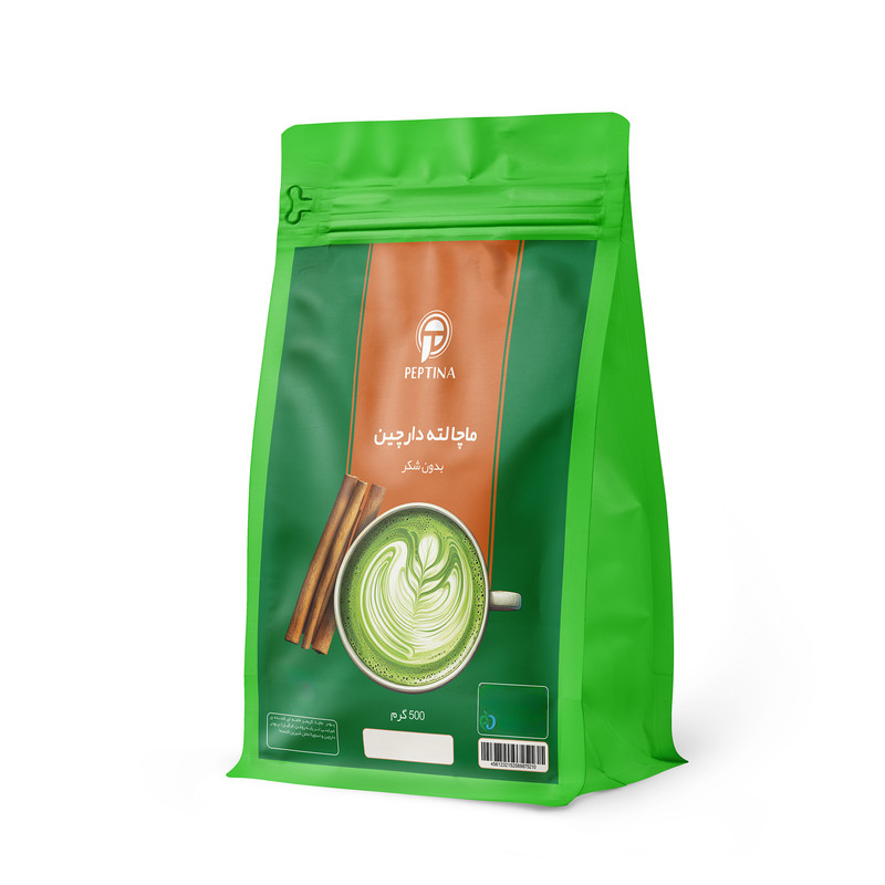 ماچا لته دارچین بدون شکر پپتینا - 500 گرم