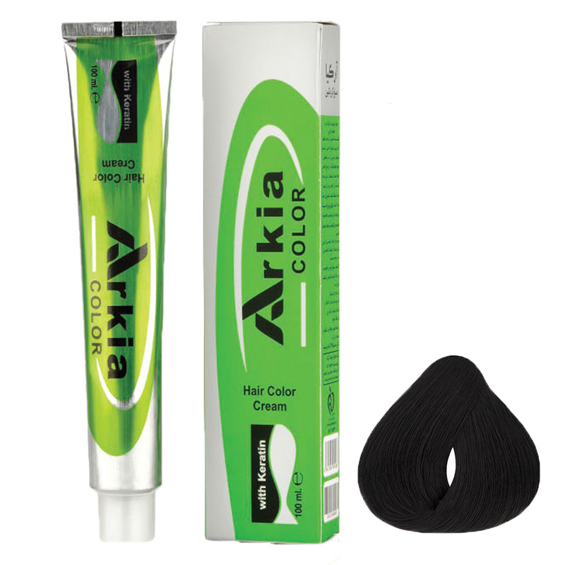 رنگ مو آرکیا شماره C3 حجم 100 میلی لیتر رنگ قهوه ای دودی متوسط