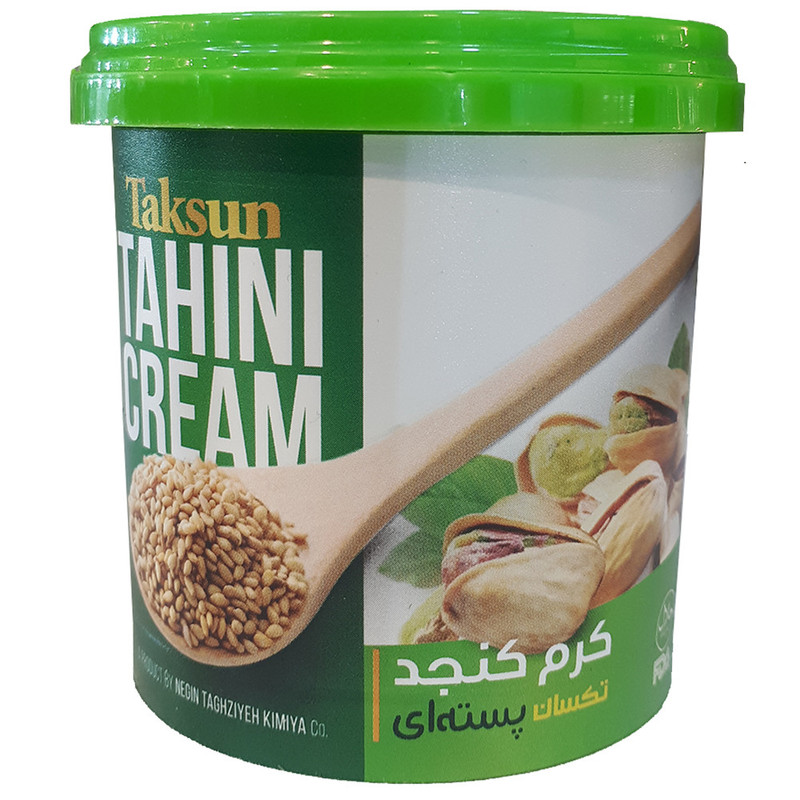 کرم کنجد پسته ای تکسان - 170 گرم