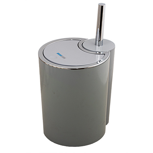 ست سطل زباله و فرچه بریسو دیزاین مدل BRS - Silv 2