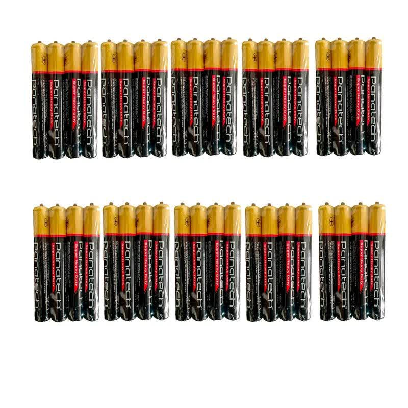 باتری نیم قلمی پاناتک مدل Super Heavy Duty R 03 بسته 40 عددی بسته 40 عدد