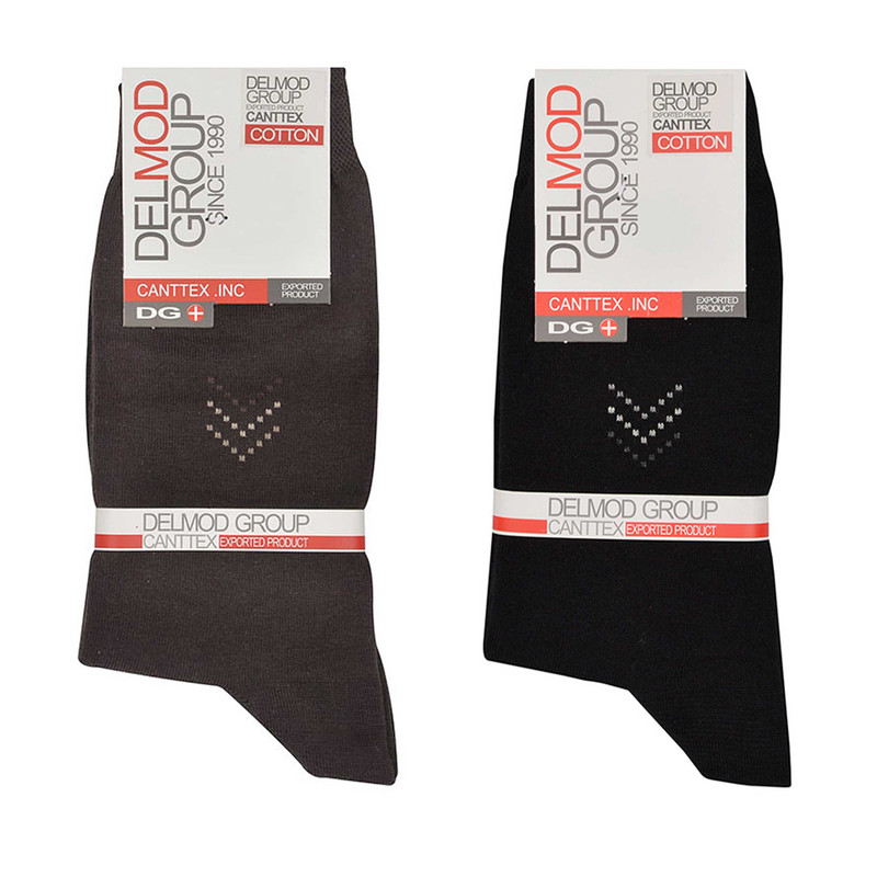 جوراب مردانه دل مد گروپ مدل 249022134 مجموعه دو عددی