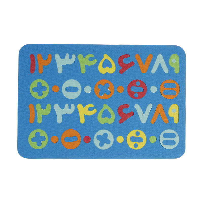 خرید و قیمت پازل 36 تکه بافوم طرح اعداد ریاضی فارسی مدل فومی