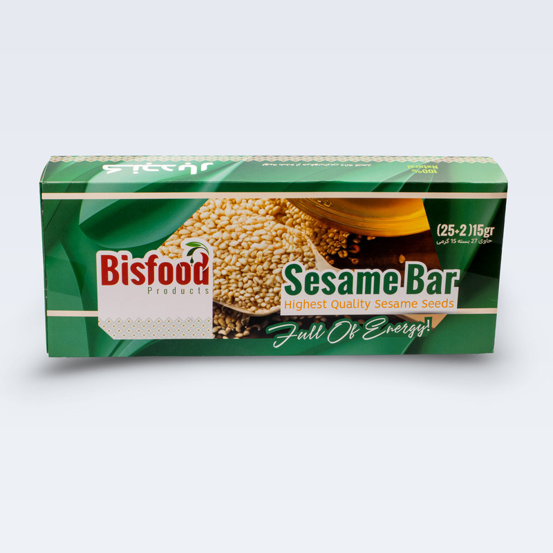 خرید و قیمت کنجدبار بیسفود - 15 گرم بسته 27 عددی