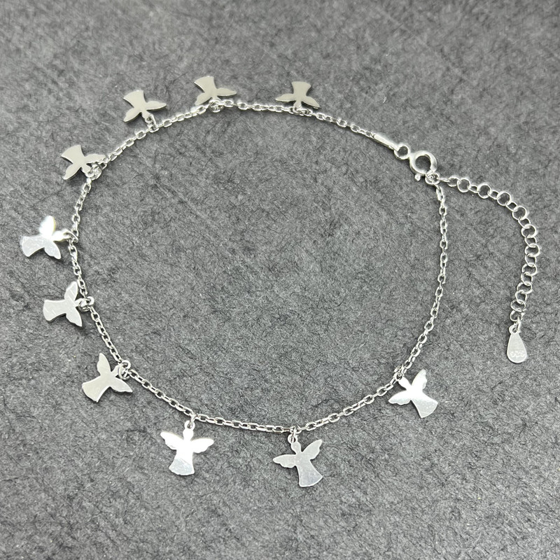 پابند نقره زنانه گیرا مدل 575