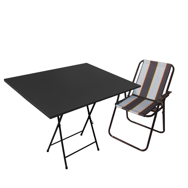 میز و صندلی تاشو سفری میزیمو مدل ساحلی کد 10714