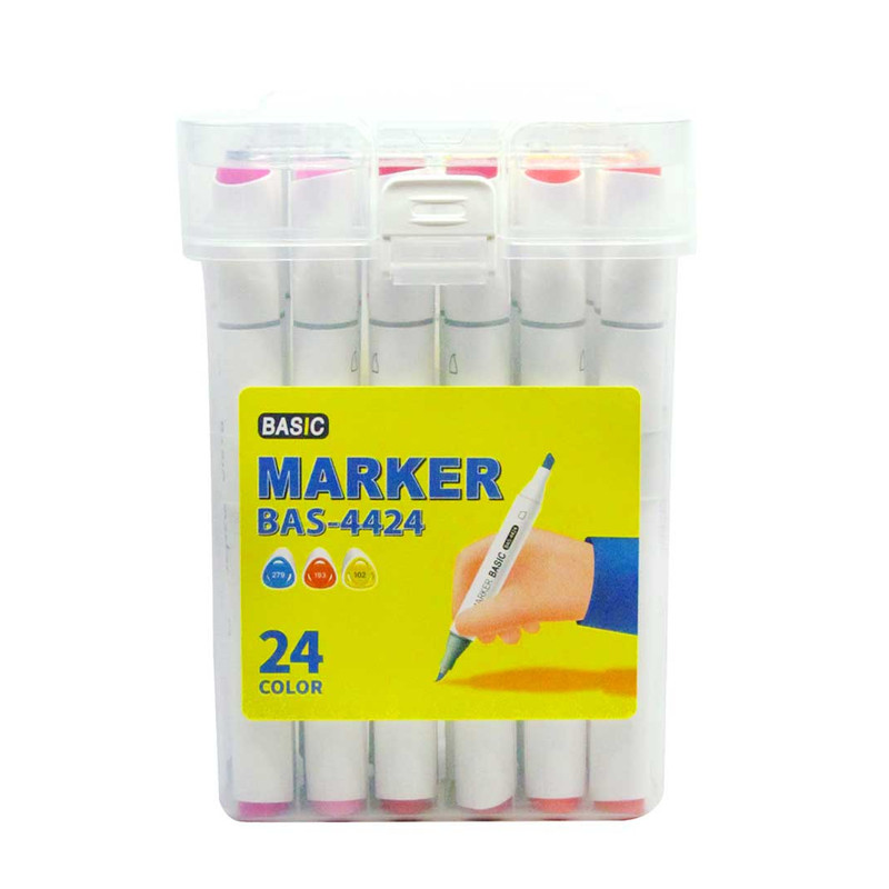 خرید و قیمت ماژیک راندو تاچ مدل بیسیک 444 بسته 24 عددی