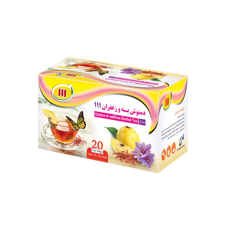 دمنوش به و زعفران 111 - 48 گرم