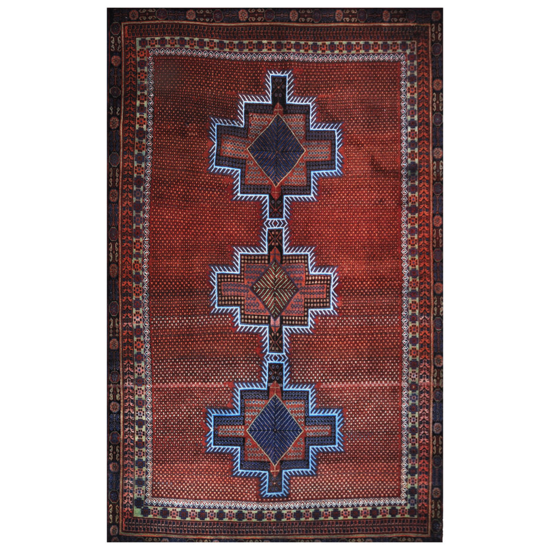 فرش دستبافت پنج متری امیرخیز مدل ایلیاتی کد 110214