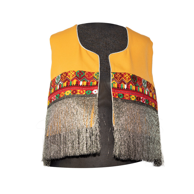 خرید و قیمت جلیقه دست دوز زنانه مدل مدرن سوزن دوزی کد 7001