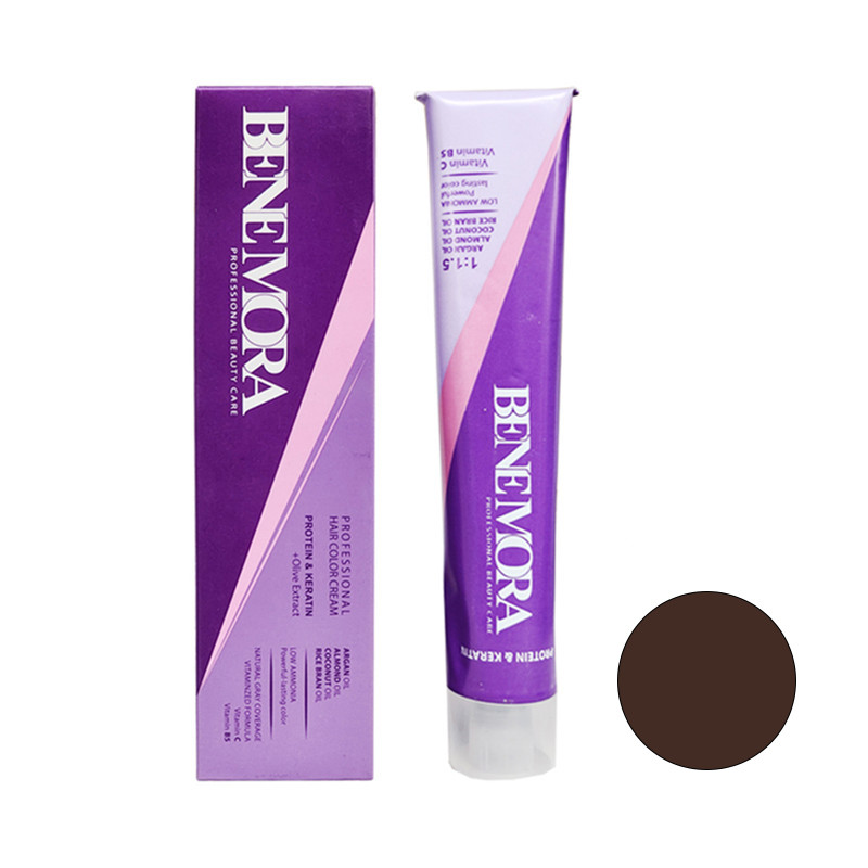 خرید و قیمت رنگ مو بن مورا شماره 8.34 حجم 100 میلی لیتر رنگ تنباکویی روشن