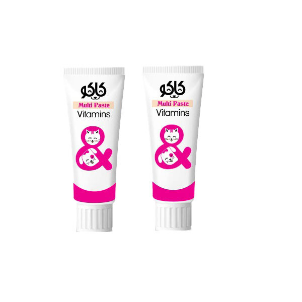 خمیر مولتی ویتامین سگ و گربه کاکو مدل Multiple وزن 100 گرم بسته 2 عددی