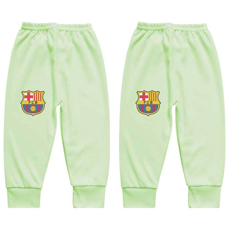 شلوار نوزادی کارانس طرح بارسلونا مدل BT-82 بسته 2 عددی