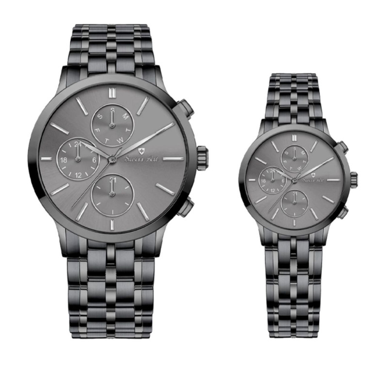 خرید و قیمت ست ساعت مچی عقربهای زنانه و مردانه سوئیس آرت مدل sw5799