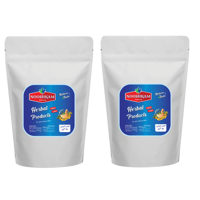 تخم شربتی ممتاز نوشکام 150 گرم -بسته 2 عددی