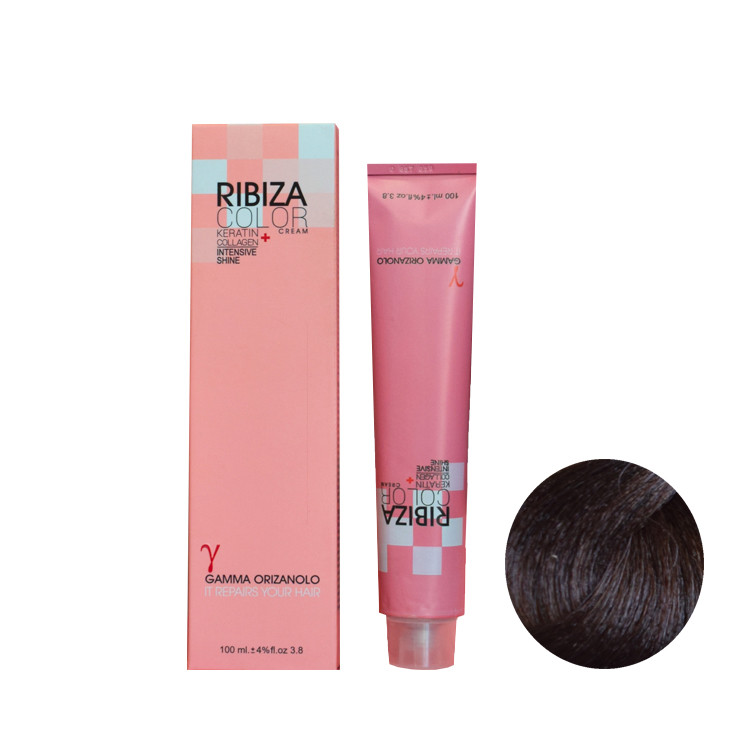 خرید و قیمت رنگ مو ریبیزا شماره 5.08 حجم 100 میلی لیتر رنگ قهوه ای