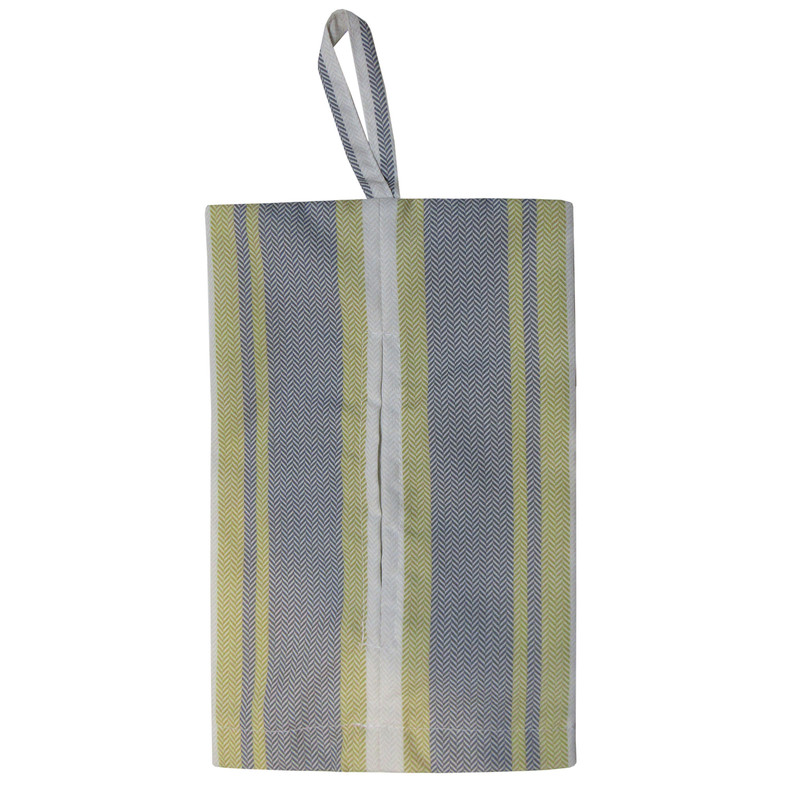 جای دستمال کاغذی هوم اند لایف مدل دنیرا جعبه ای طرح راه راه کد 720004