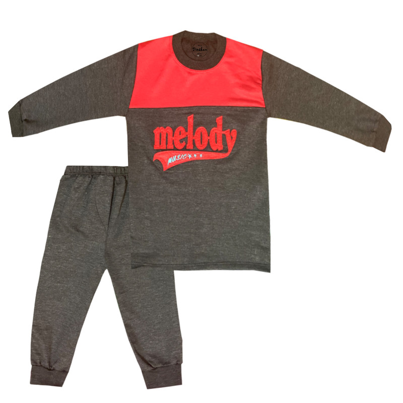 ست تی شرت و شلوار پسرانه تروسکان مدل Melody_B101