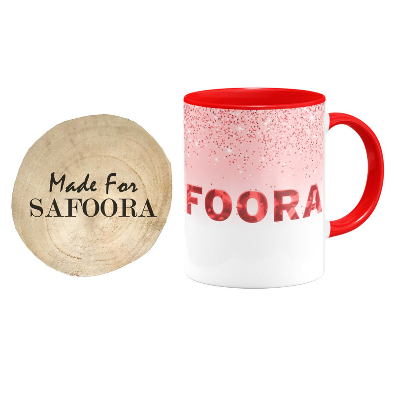 ماگ گالری وبفر مدل صفورا به همراه زیر لیوانی