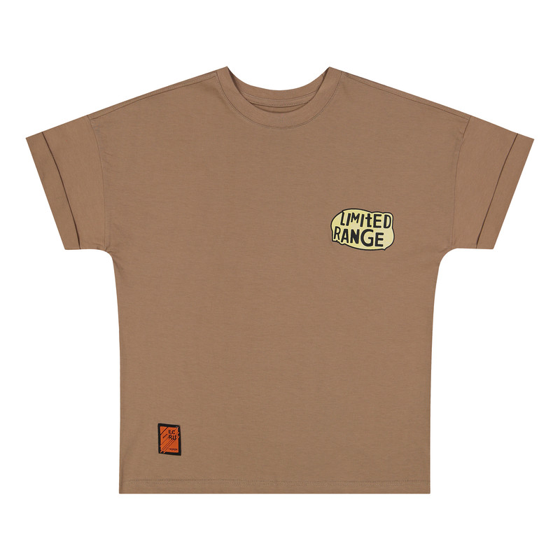 خرید و قیمت تی شرت آستین کوتاه پسرانه سون پون مدل 1578 رنگ قهوه ای