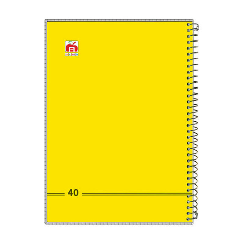 خرید و قیمت دفتر 40 برگ آلما مدل کلاسیک طرح طلقی کد 7484