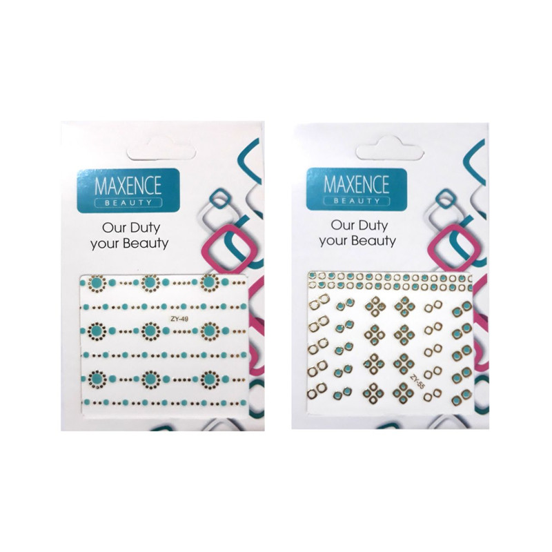 استیکر طراحی ناخن مکسنس مدل F234 بسته 2 عددی