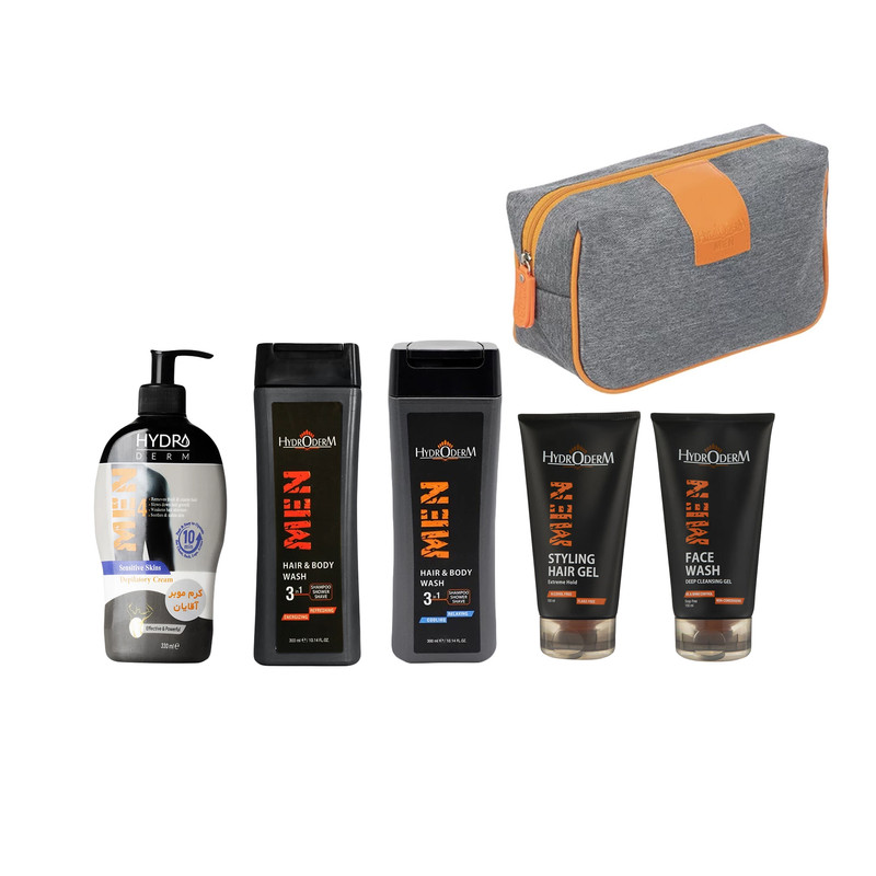 خرید و قیمت ست بهداشتی آقایان هیدرودرم کد 01 مجموعه 6 عددی