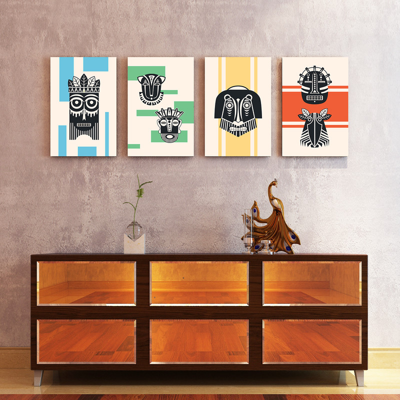 تابلو آلتین آی کد C1009 مجموعه 4 عددی