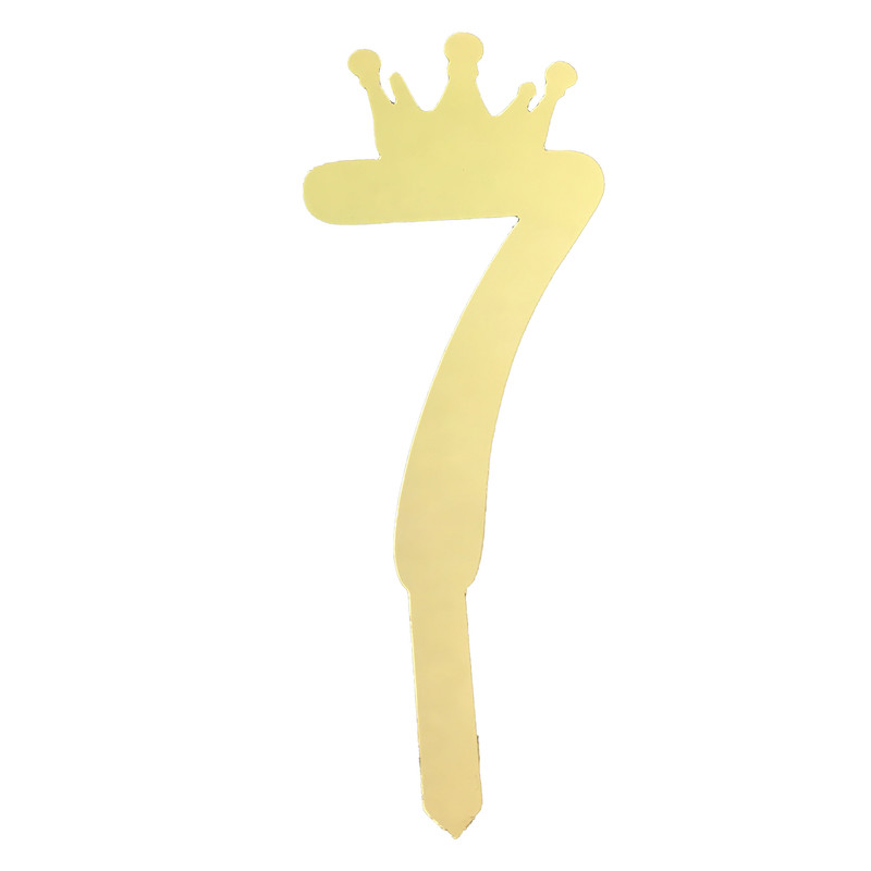 تاپر کیک هانستو مدل عدد 7 کد TPN07