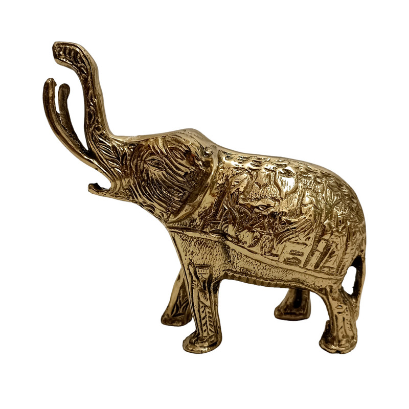 خرید و قیمت مجسمه برنجی مدل فیل کد H-1062