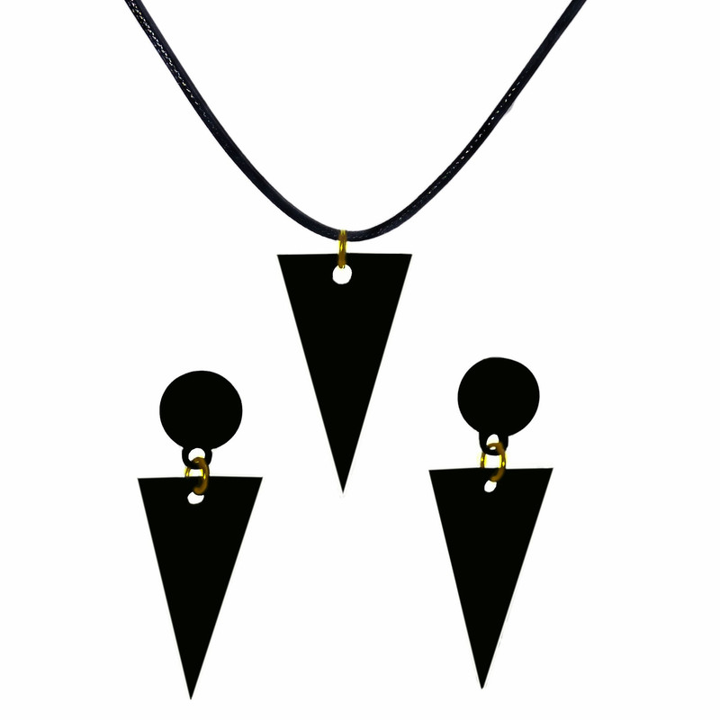 نیم ست دخترانه مدل مثلث کد N.MS.P