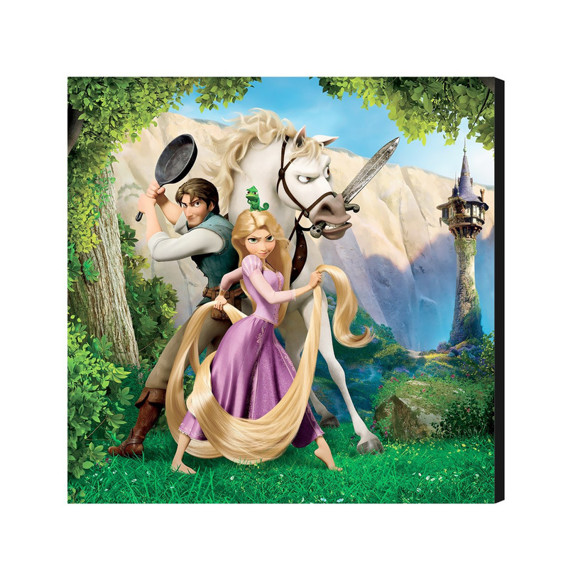 تابلو کودک باروچین مدل گیسو کمند