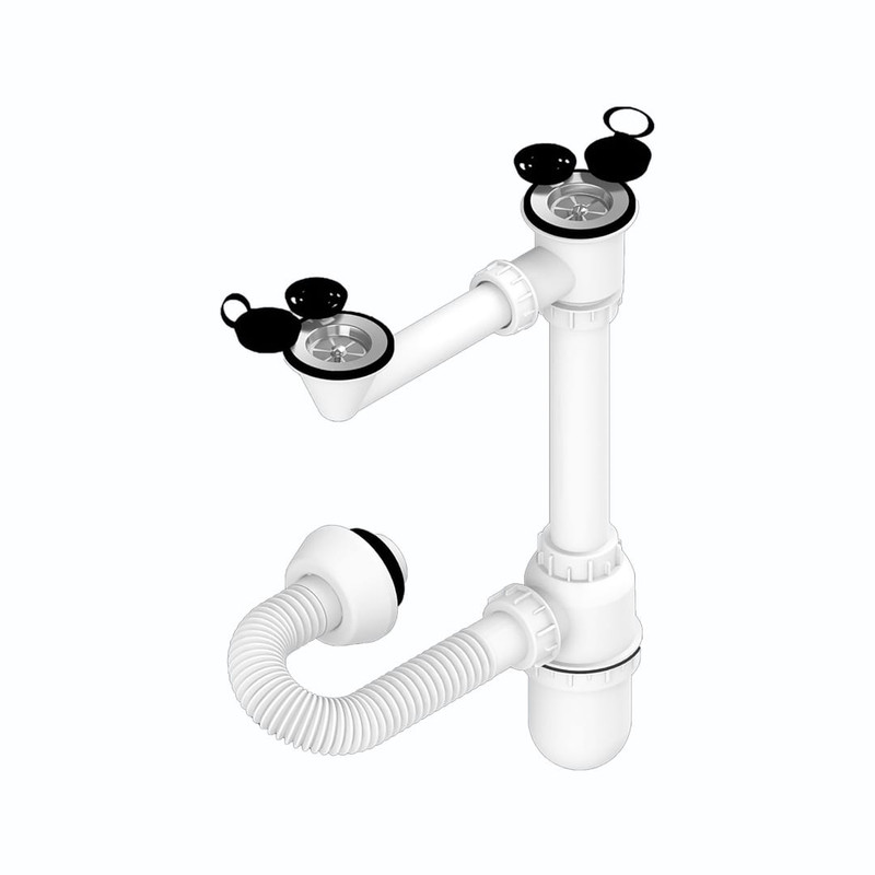 سیفون ظرفشویی جهانیار مدل 215 بسته 10 عددی